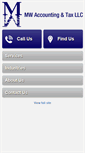 Mobile Screenshot of mwaccountingtax.com